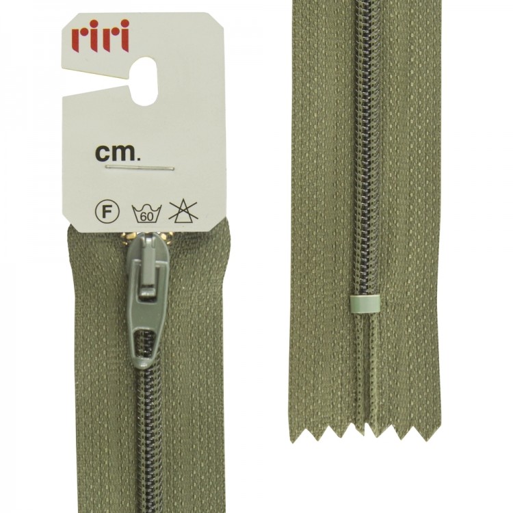 Riri 2518376/18/2827 Молния спираль, неразъемная, 4 мм, 18 см, хаки