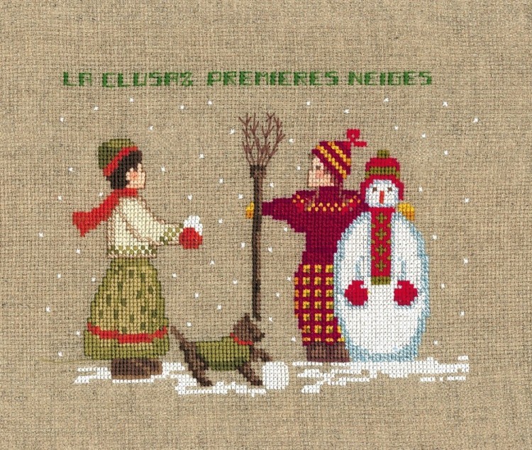 Набор для вышивания Le Bonheur des Dames 2325 Bonhomme De Neige (Cнеговик)