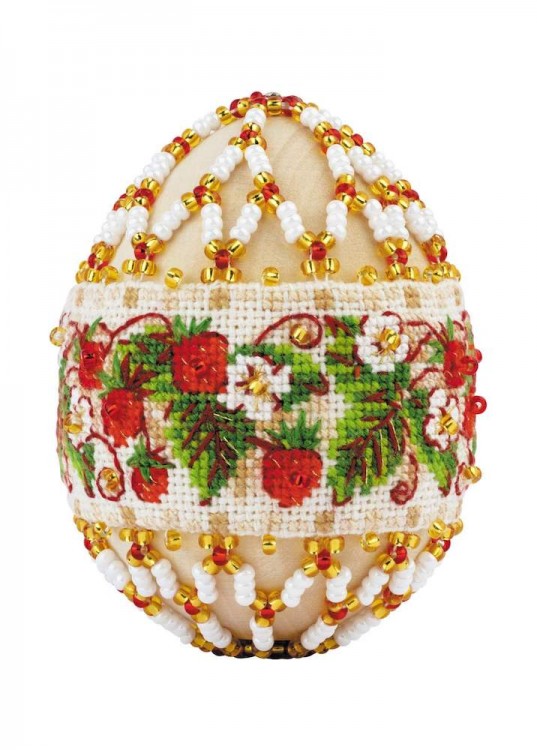 Набор для вышивания Риолис В219 Пасхальное яйцо "Земляника"