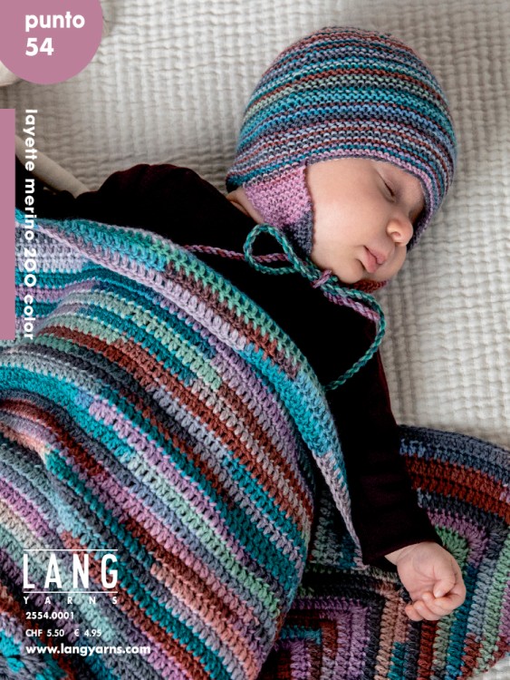 Lang Yarns 2554.0004 Журнал "PUNTO 54 LAYETTE MERINO 200 COLOR"