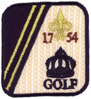 HKM 32687/1SB Термоаппликация "1754 Golf"