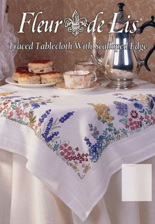 Набор для вышивания Anchor ETW08 Скатерть "Весенние цветы"