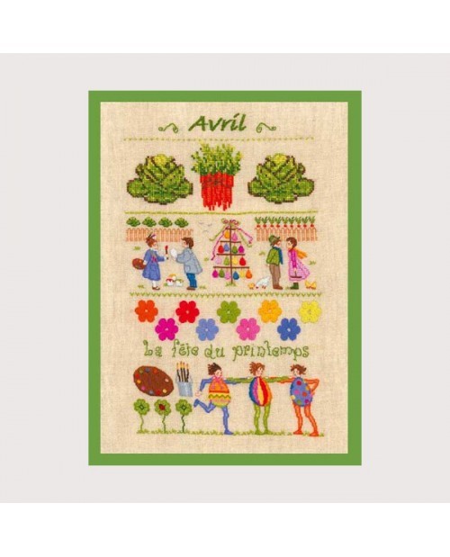 Набор для вышивания Le Bonheur des Dames 1153 Avril (Апрель)