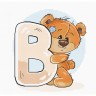 Набор для вышивания Luca-S B1203 Буква В