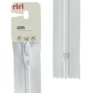 Riri 2518376/20/2101 Молния спираль, неразъемная, 4 мм, 20 см, белый