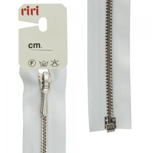 Riri 8351130/60/2101 Молния металлическая, разъемная, 3 мм, 60 см, белый