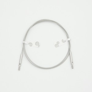 KnitPro Тросик для съемных спиц GlideX, заглушки 2шт, кабельный ключик