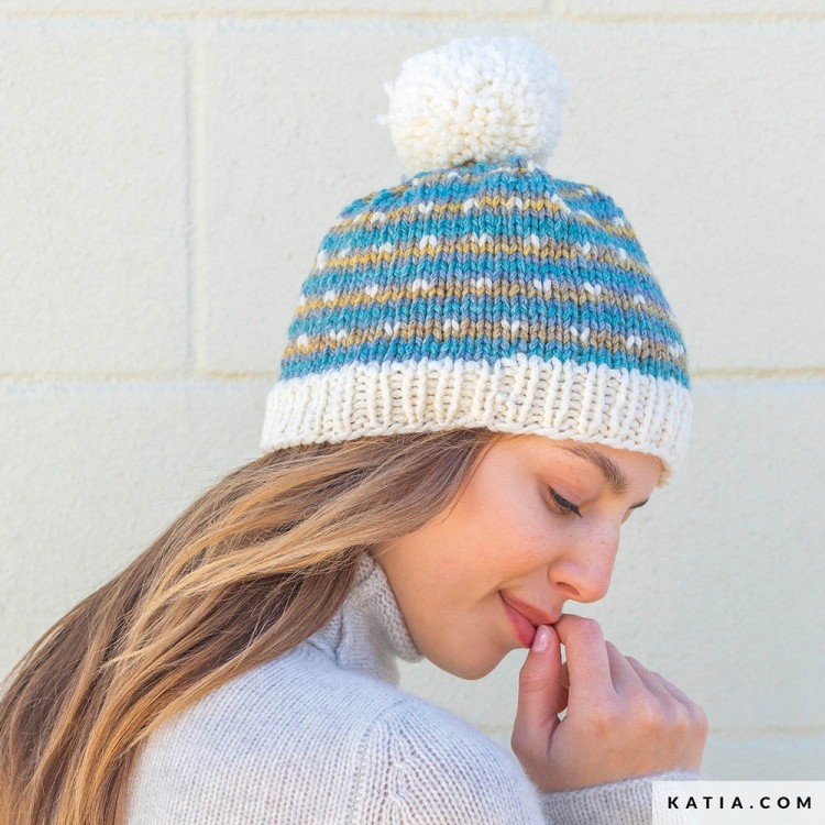 Пряжа для вязания Katia 1218 Easy Hat