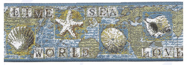 SAFISA 9216-50мм-01 Лента жаккард, ширина 50 мм, цвет 01