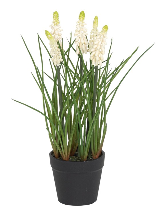 Fiebiger Floristik 203194-100 Цветок декоративный в кашпо "Мускари"