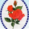 Набор для вышивания Панна C-0053 (Ц-0053) Трио алых роз