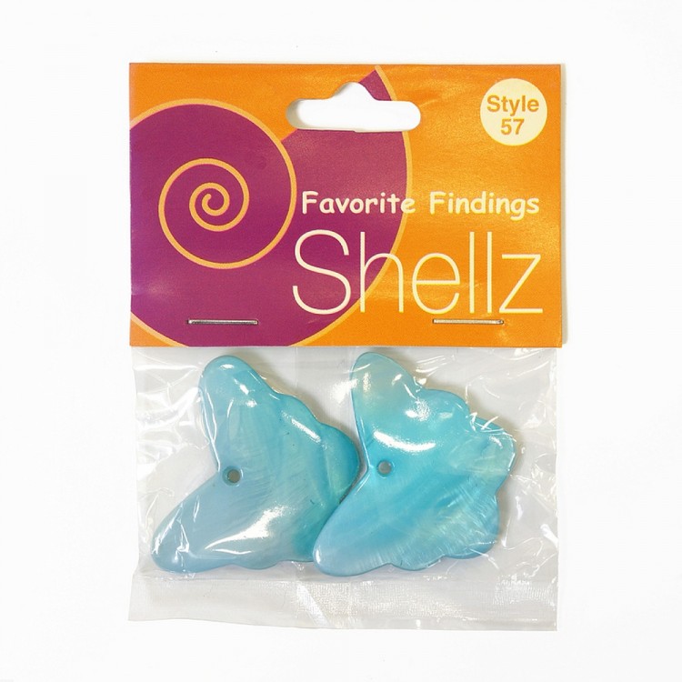 Blumenthal Lansing 1850 00057 Подвеска "Shellz" Turquoise Butterfly River Shell Dangles