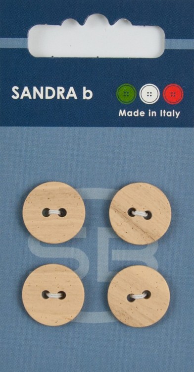 Sandra CARD239 Пуговицы, деревянный