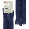 Riri 2530858/80/2626 Молния спираль, разъемная, 2 замка, 6 мм, 80 см, кобальт синий