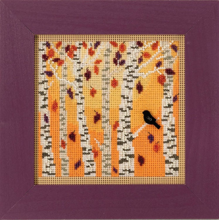 Набор для вышивания Mill Hill MH141823 Autumn Woods (Осенний лес)