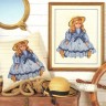Набор для вышивания Vervaco 2002/45604 Кукла в голубом