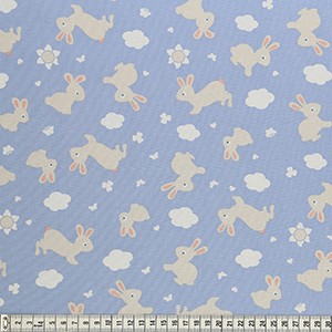 MEZ C131037.03001 Ткань "Bunny & Cloud", ширина 144-146см