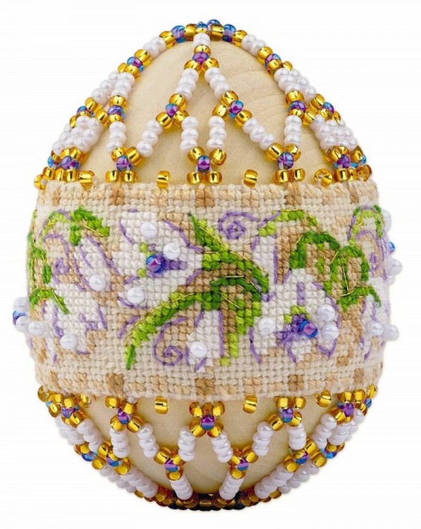 Набор для вышивания Риолис В212 Яйцо пасхальное "Подснежники"