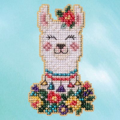 Набор для вышивания Mill Hill MH182316 Little Llama (Маленькая ламочка)