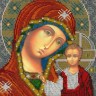 Набор для вышивания Вышиваем бисером L-157 Казанская Богородица