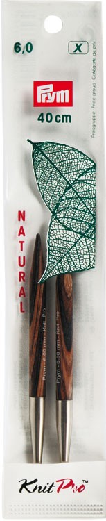 Prym Спицы съемные "NATURAL" для длины лески 40 см