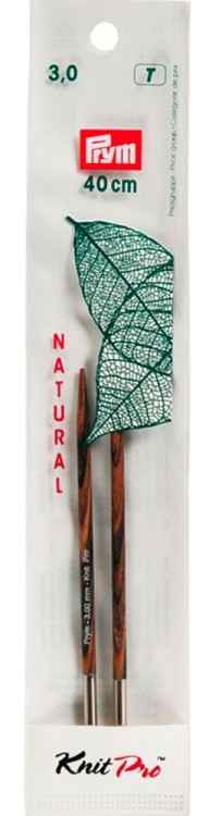 Prym Спицы съемные "NATURAL" для длины лески 40 см