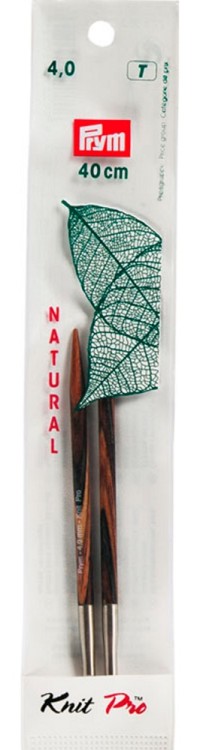 Prym Спицы съемные "NATURAL" для длины лески 40 см