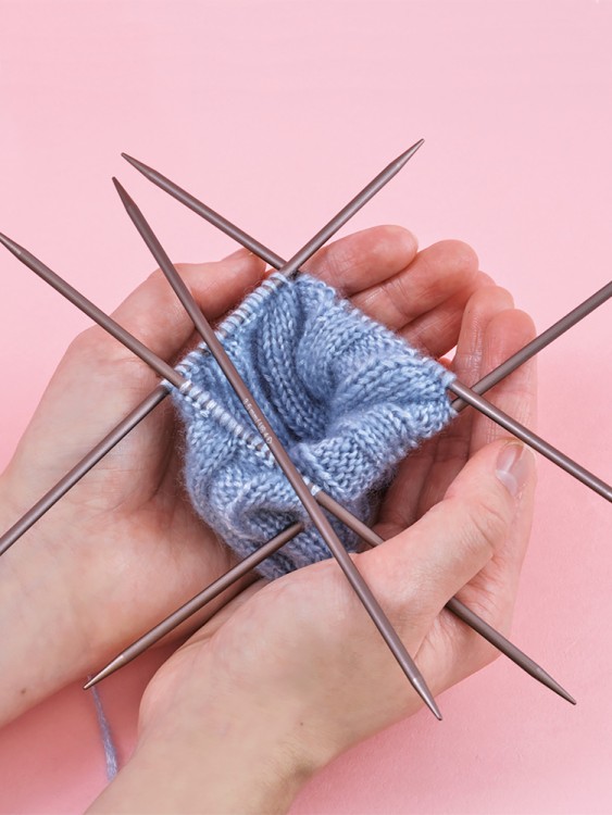 Addi 202-2 Спицы чулочные с острыми кончиками addiMystic Sock Lace, алюминиевые, 20 см
