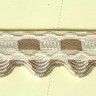 Matsa 13131/61 Тесьма декоративная, ширина 20 мм, вьюнок с лентой, молочная с бежевым