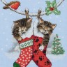 Набор для вышивания Anchor PCE0504 Рождественские котята
