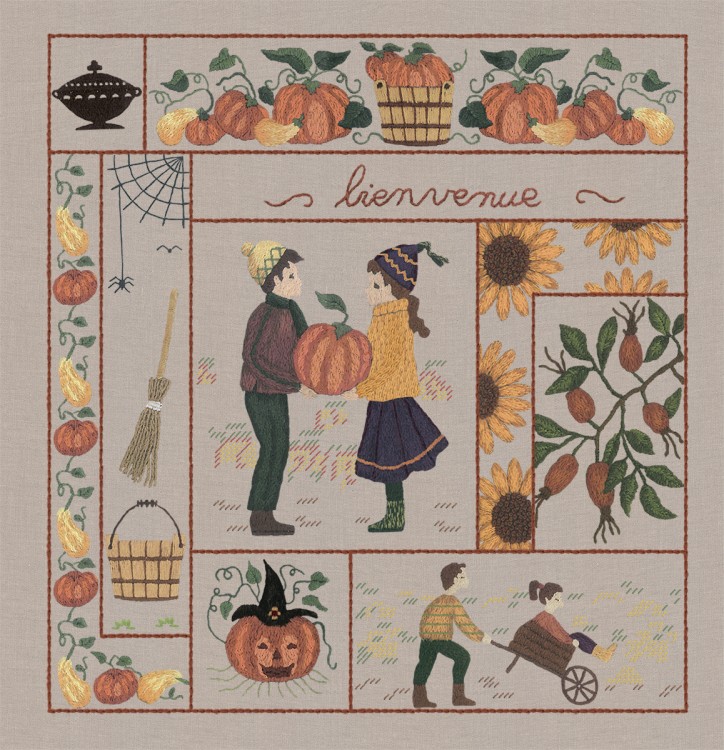 Набор для вышивания Le Bonheur des Dames 7710 October (Октябрь)