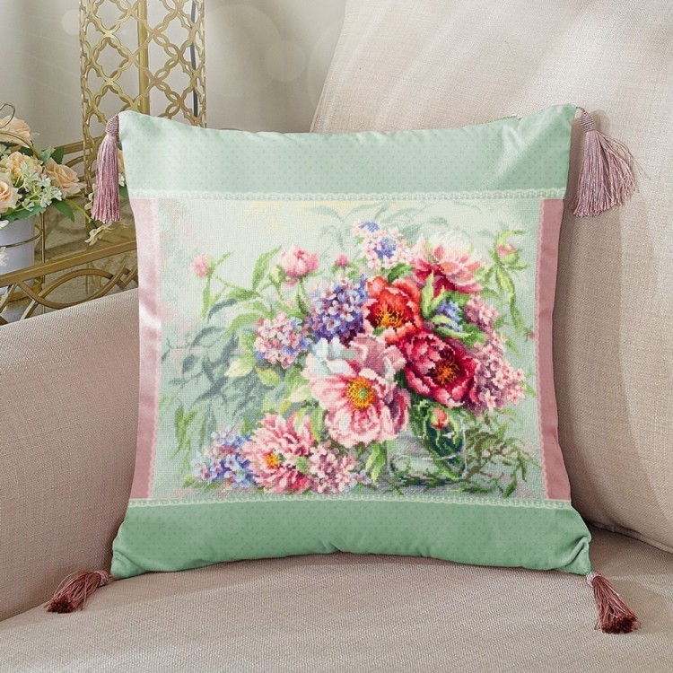 Набор для вышивания Чудесная игла 310-224 Пионы и гортензии