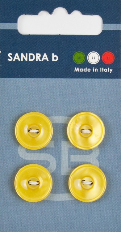 Sandra CARD040 Пуговицы, желтый