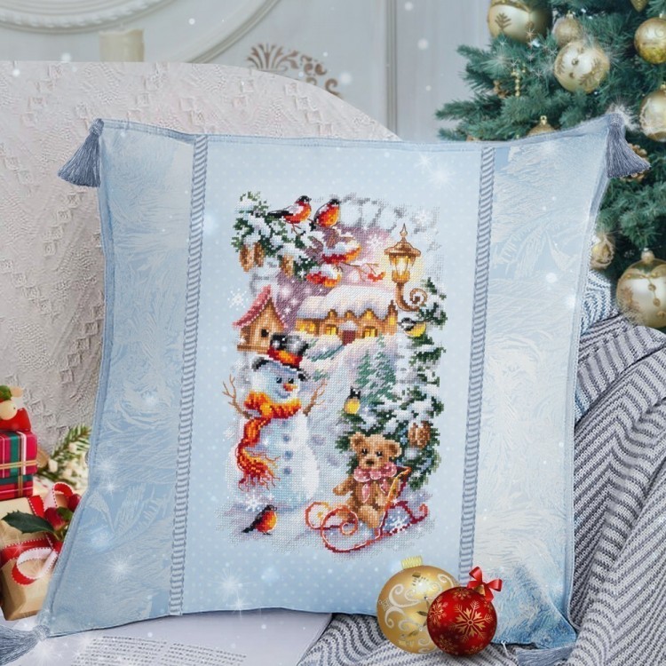 Набор для вышивания Чудесная игла 110-951 Весёлая зима