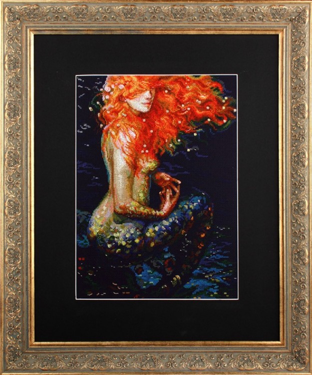 Набор для вышивания РТО M596 Рыжая русалка