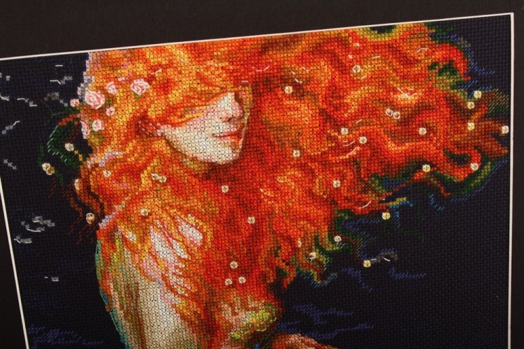 Набор для вышивания РТО M596 Рыжая русалка