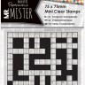 Docrafts PMA907231 Штамп "Кроссворд" Mr Mister
