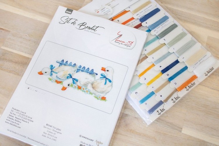 Набор для вышивания Luca-S B1143 Три гуся