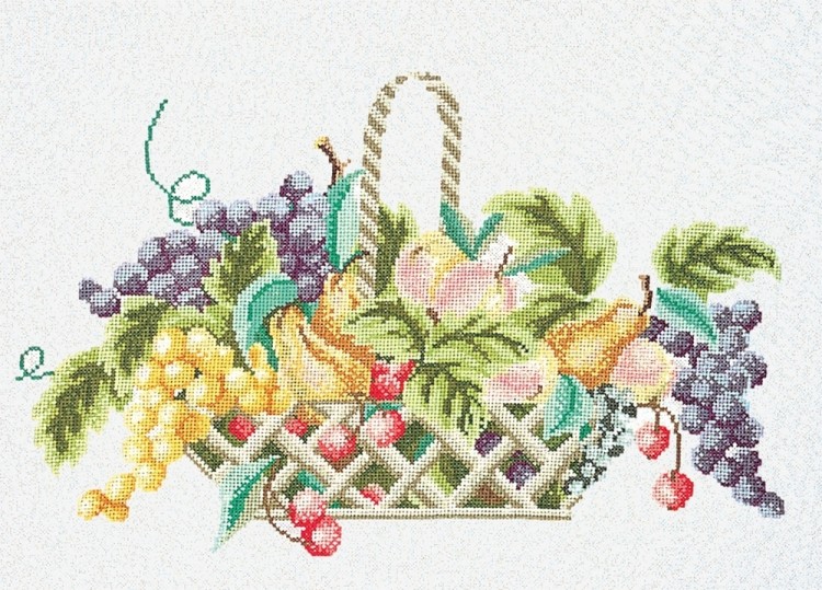 Набор для вышивания Thea Gouverneur 1091 Fruit Basket (Фруктовая корзина)