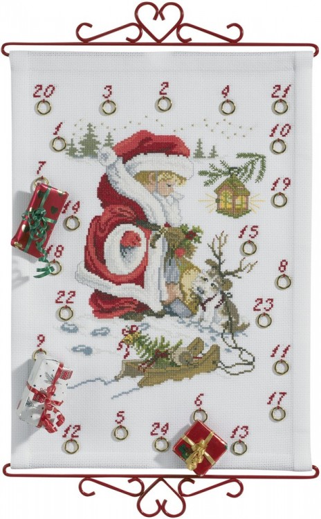 Набор для вышивания Eva Rosenstand 15-974 Мальчик Санта