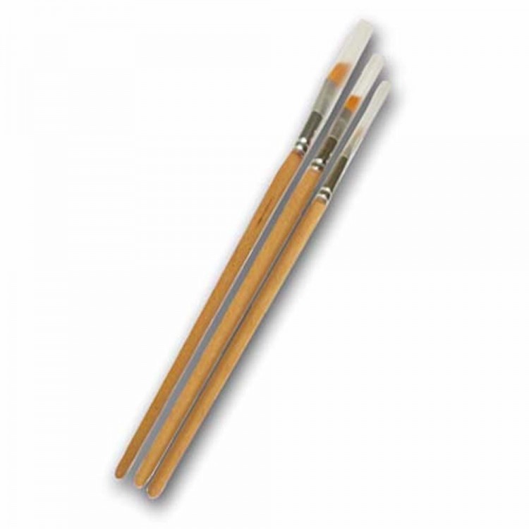 Stamperia KR105B Набор базовых кистей со скошенным краем  № 4, 6, 8
