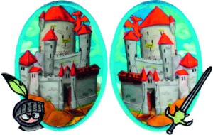 HKM 32801SET/S Термоаппликации "Рыцарь и замок"
