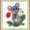 Набор для вышивания Панна D-0106 (Д-0106) Мышка с земляникой