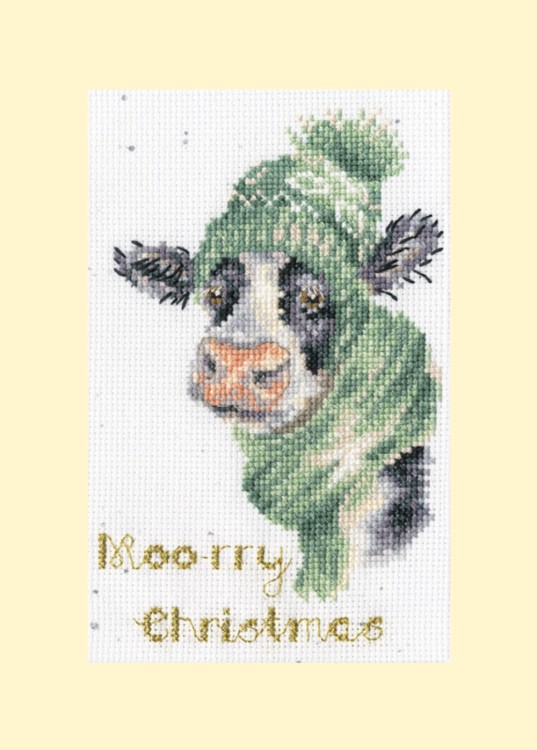 Набор для вышивания Bothy Threads XMAS67 Moo-rry Christmas (Веселое Рождество)