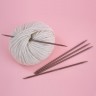 Addi 202-2 Спицы чулочные с острыми кончиками addiMystic Sock Lace, алюминиевые, 15 см
