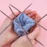 Addi 202-2 Спицы чулочные с острыми кончиками addiMystic Sock Lace, алюминиевые, 15 см