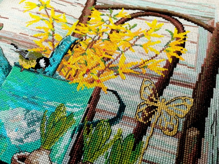 Набор для вышивания Марья Искусница 04.005.26 Голубая лейка