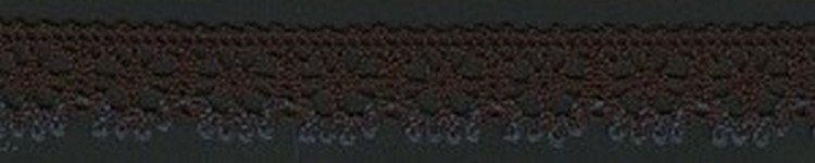 IEMESA 3247/R3 Мерсеризованное хлопковое кружево, ширина 15 мм, цвет коричневый с серым