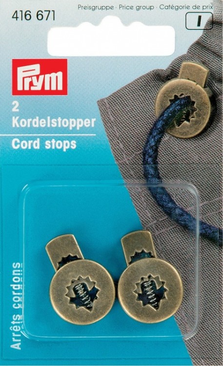 Prym 416671 Ограничители для шнура с одним отверстием