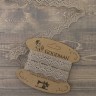 Goodman K-5003-186 Кружево плетеное, ширина 25 мм, цвет льняной, 5 м
